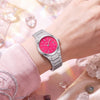 🔥Halloween Sale🔥Addies Classic 35mm Slim Sapphire Crystal Quartz Watch AW25910