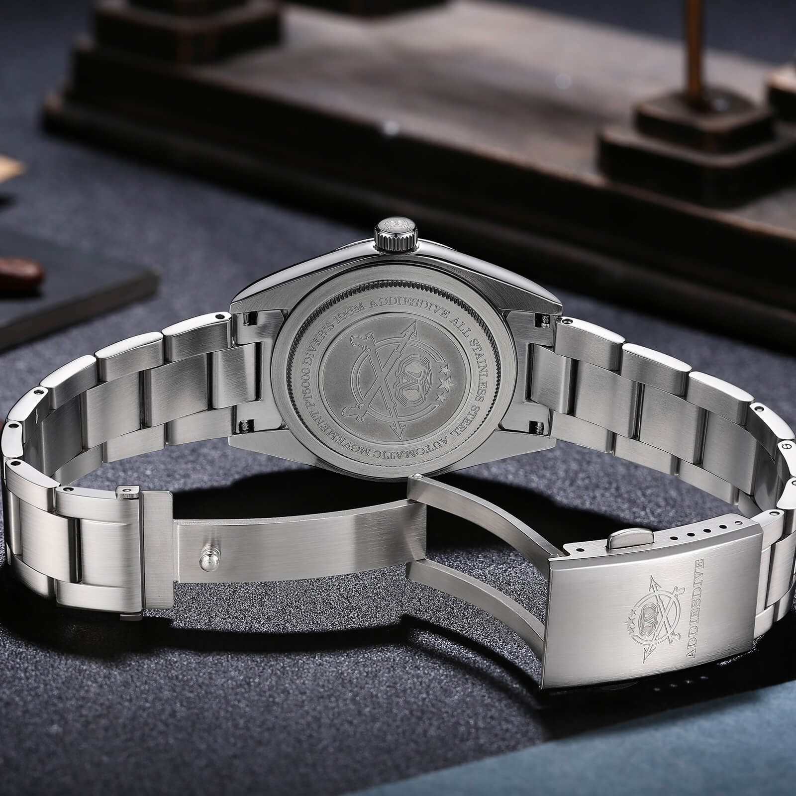 ★Weekly Deal★Addiesdive 36mm Sapphire Crystal Quartz Watch AD2026