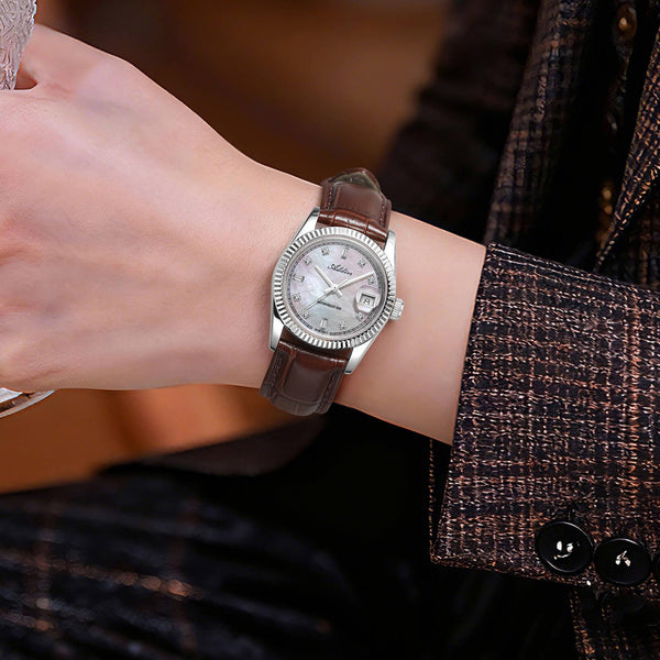 Addies 28mm Women’s Mop Luxury Quartz Watch AW25905