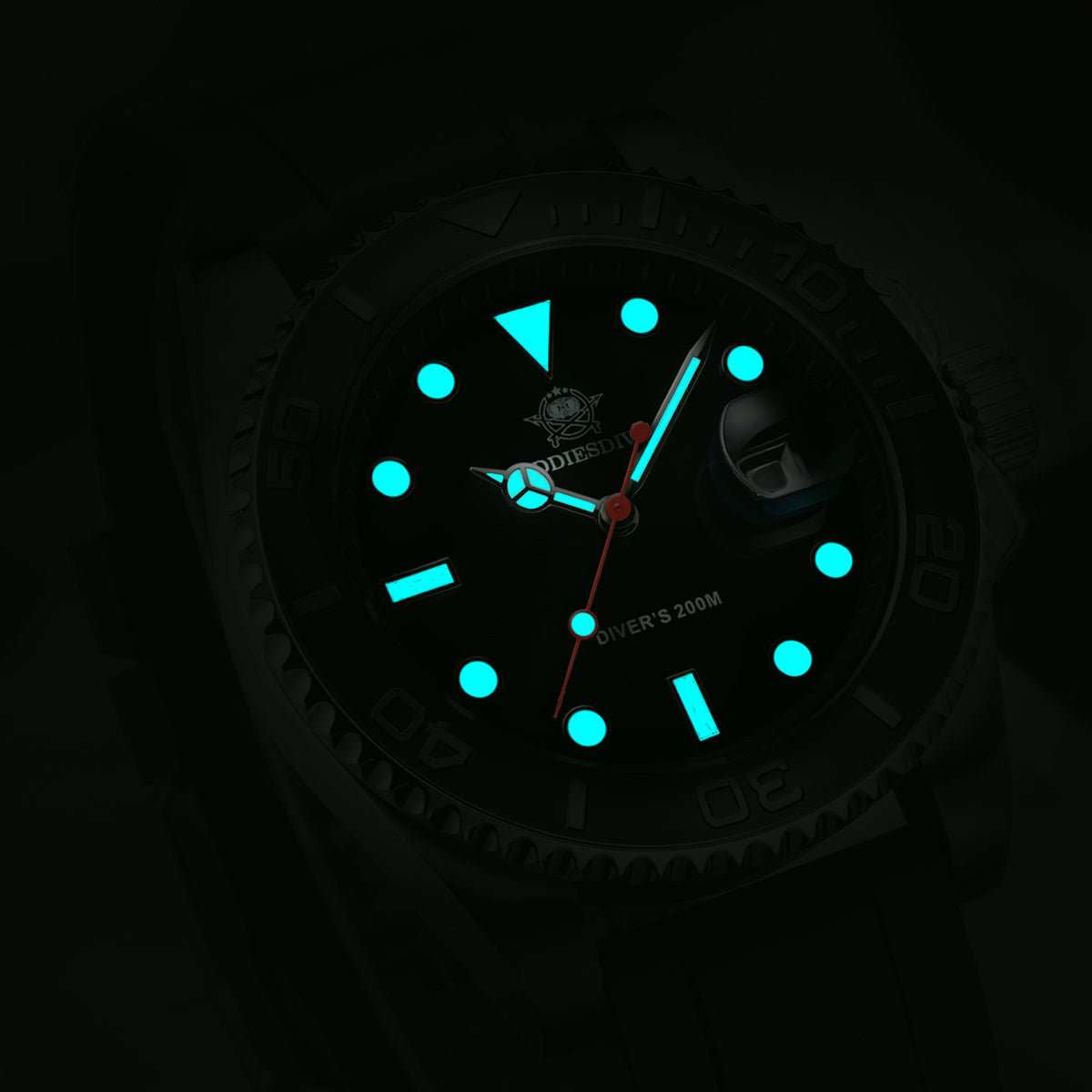 U.S. Warehouse -ADDIESDIVE 41mm Sports Quartz Watch Waterproof 200M (AD2040)