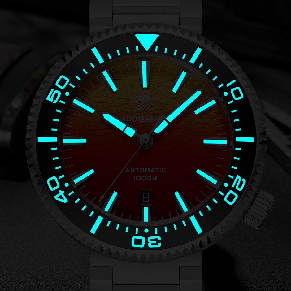 🔥Summer Sale🔥Addiesdive 46mm Puck Style Diver Watch AD2526 – 1000M Wat