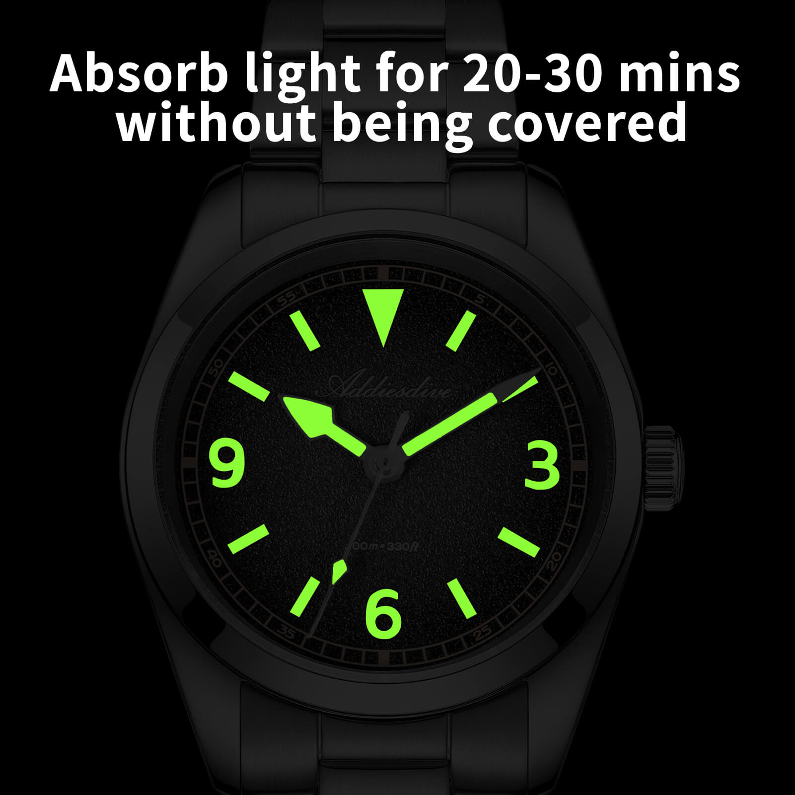 ADDIESDIVE 36mm Luxury Quartz Watch AD2554