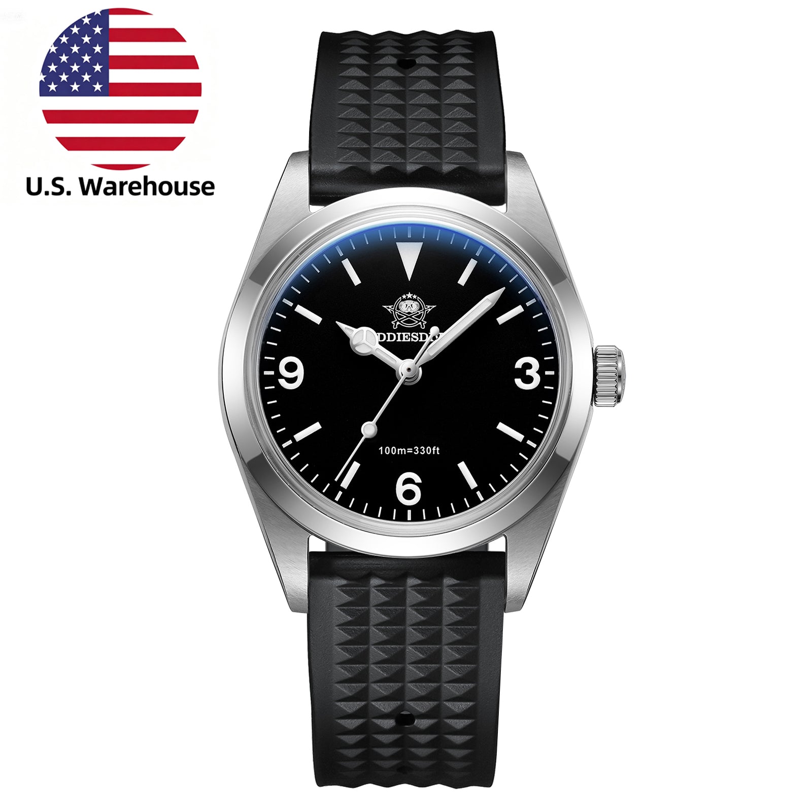 U.S. Warehouse -ADDIESDIVE 36mm Quartz Watch VH31 Movement AD2023-1