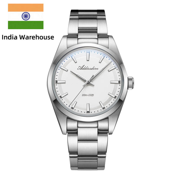 ★India Warehouse★ADDIESDIVE 36mm Luxury VH31 Quartz Watch AD2066