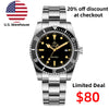 U.S. Warehouse -ADDIESDIVE 39mm Quartz Watch with Bi-directional Rotating Bezel AD2072