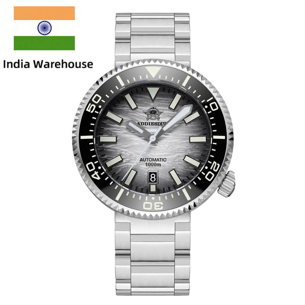 ★India Warehouse★Addiesdive 46mm 1000m Dive Watch NH35 Automatic AD2069