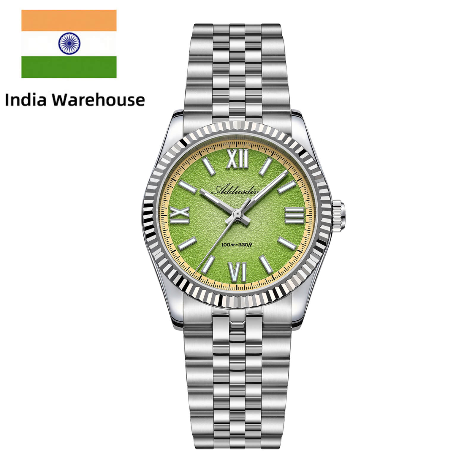 ★India Warehouse★ADDIESDIVE 36mm VH31 Summer Edition Quartz Watch AD2535