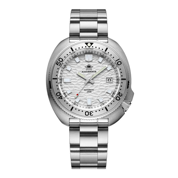 U.S. Warehouse -ADDIESDIVE®Turtle White Automatic Dive Watch 1970 Captain Willard Homage ( AD2117)