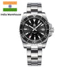 ★India Warehouse★ADDIESDIVE Retro Baton Hand Sub 8215 Dive Watch AD2504