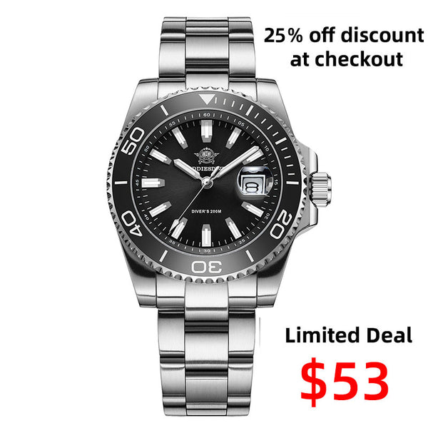 ★New Arrival★ADDIESDIVE 41mm Vintage Sub Dive Quartz Watch AD2510