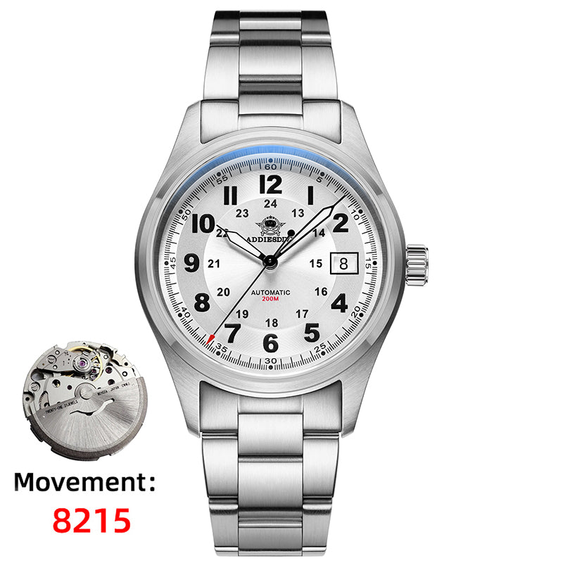 ★Flash Sale★ADDIESDIVE® Men's Elegant Automatic Watch Diver 200M (AD2048)