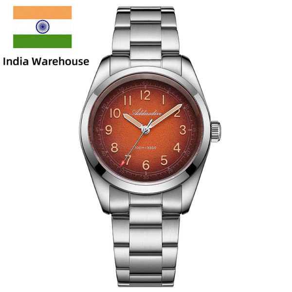 ★India Warehouse★ADDIESDIVE 36mm Luxury Quartz Watch AD2553