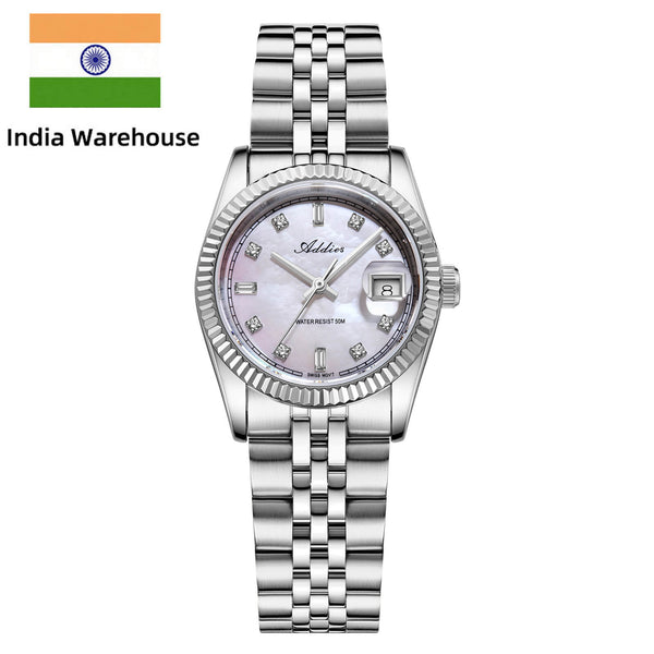 ★India Warehouse★Addies 28mm Women’s Mop Luxury Quartz Watch AW25905