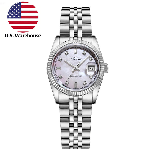U.S. Warehouse -Addies 28mm Women’s Mop Luxury Quartz Watch AW25905