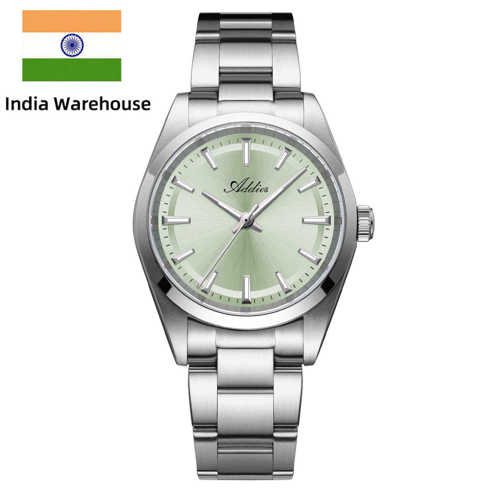★India Warehouse★Addies 31mm Sunburst Women's Quartz Watch Sapphire Crystal AW25908