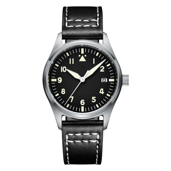 <Sterile Version>ADDIESDIVE® Black Dail Elegant Men Automatic Watch Diver 200M （H2）