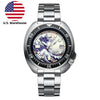 U.S. Warehouse -ADDIESIVE Diving Watch Synthetic Sapphire Crystal Luminous Dial 200M H8-Surf