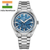 ★India Warehouse★AddiesKIN 40mm Crystallized Titanium Dial Miyota 9015 Luxury Automatic Watch K006