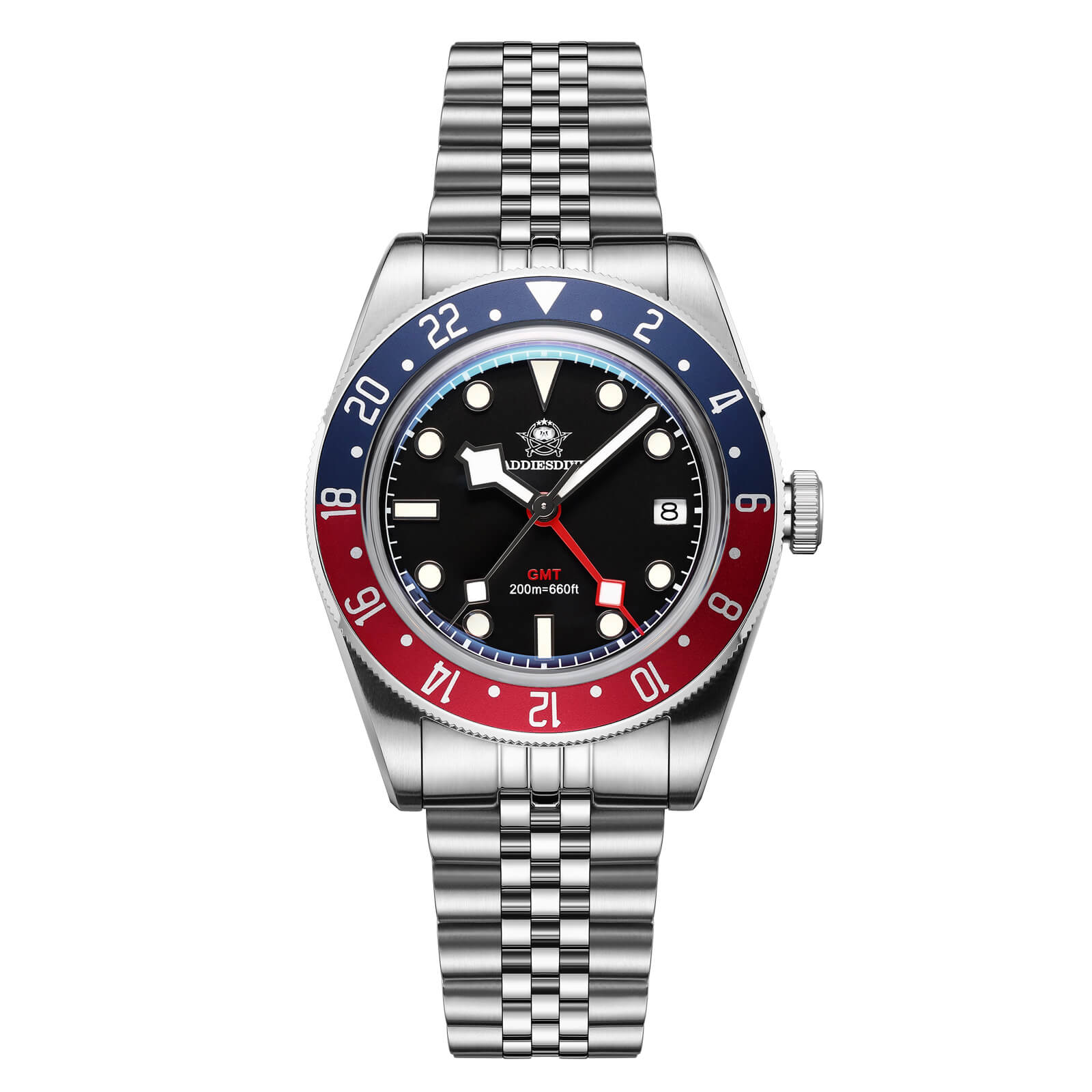 U.S. Warehouse -ADDIESDIVE 39mm BB58 GMT Quartz Watch AD2044