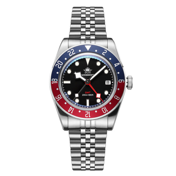 U.S. Warehouse -ADDIESDIVE 39mm BB58 GMT Quartz Watch AD2044
