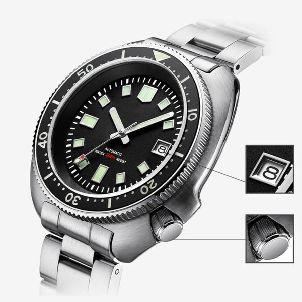 <Sterile Version>ADDIESDIVE® Captain Willard Automatic Dive Watch 200M( MY-H8)