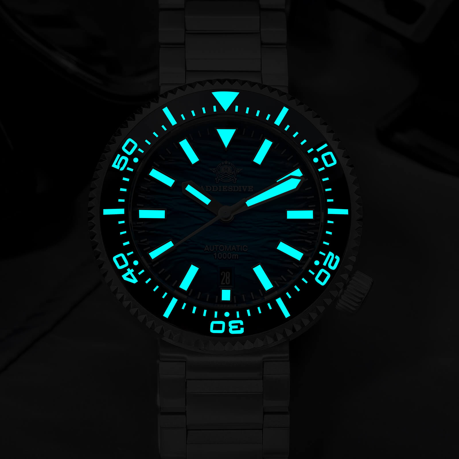 ★India Warehouse★Addiesdive 46mm 1000m Dive Watch NH35 Automatic AD2069