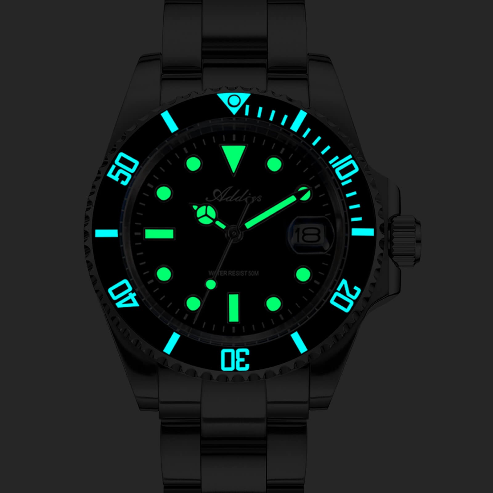 Addies Luxury Stainless Steel Quartz Watch AW25902
