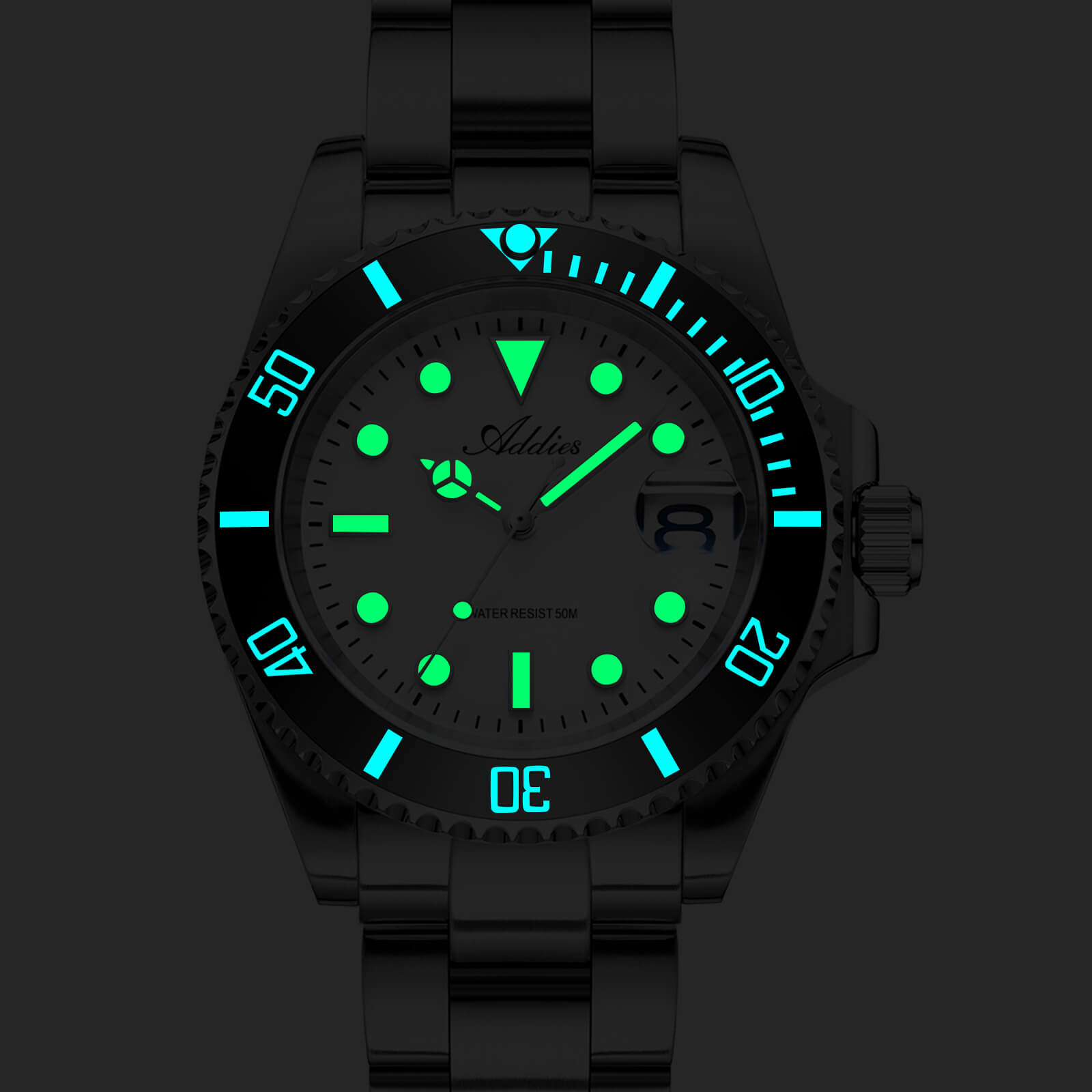 Addies Luxury Stainless Steel Quartz Watch AW25902