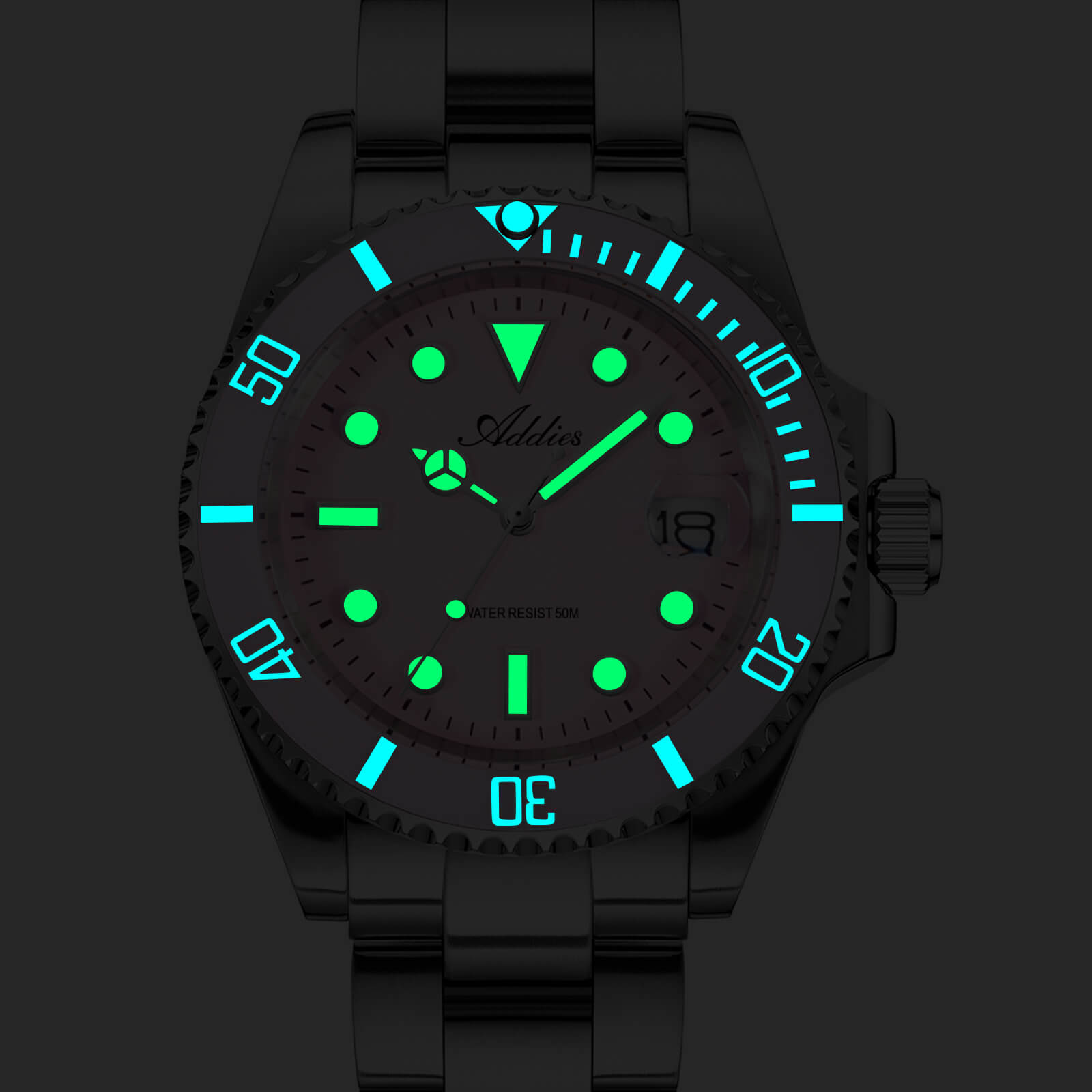 Addies Luxury Stainless Steel Quartz Watch AW25902
