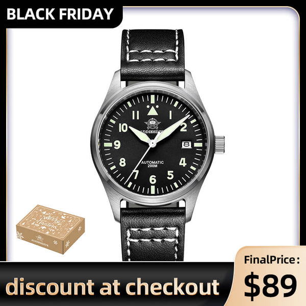 ADDIESDIVE®39mm Men's Elegant Automatic Watch NH35A Movement (MY-H2)