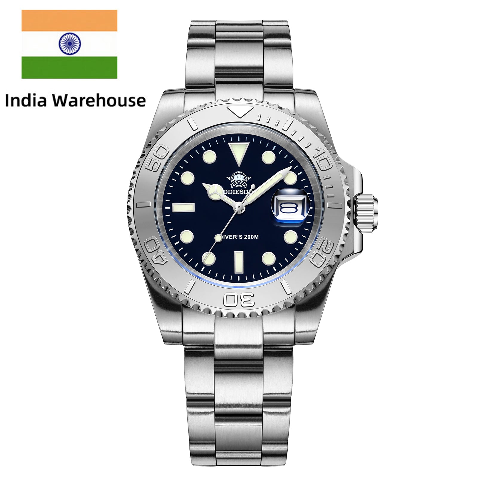 ★India Warehouse★Addiesdive 41mm Quartz Watch Diver's 200M (MY-H3C)