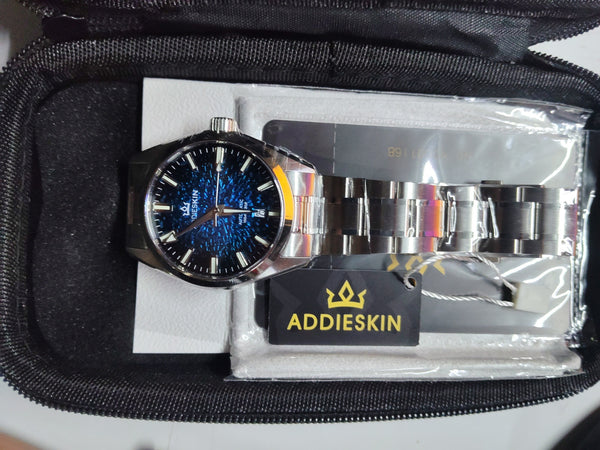 ★India Pre-Owned★AddiesKIN 38mm Ice Crack Dial Miyota 9015 Men’s Watch K003